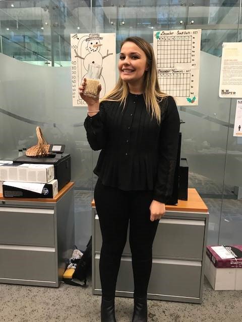 newchapterltd's tweet photo. Congratulations to the amazing Arbie who managed to hit her yearly target in just 5 months. Over the years' she has built up great relationships with a number of key clients. We made her half half a pint of Baileys. #newchapter #recruitment https://t.co/KaC6G6ZGbg