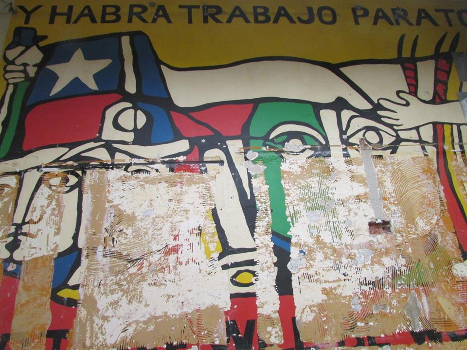 FAHACS's tweet photo. Call in to @LeedsUniUnion this afternoon to see an exhibition curated by our #MA Art Gallery &amp; Museum Studies students regarding the recently uncovered mural painted by Chilean refugees in the 1970s @UniversityLeeds #UncoveringTheChileanMural #MAAGMS https://t.co/35LYPYupox https://t.co/sZ8m7Y0V8c