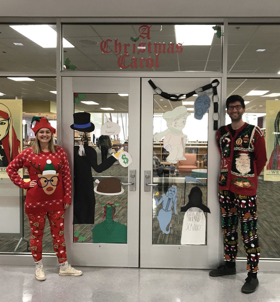 we are feeling the holiday spirit! 🎁⭐️🎄⛄️ #AHSuglysweater #wcpssuglysweaters <a href="/WCPSSTeam/">Team WCPSS</a> <a href="/ApexHighSchool/">Apex High School</a>