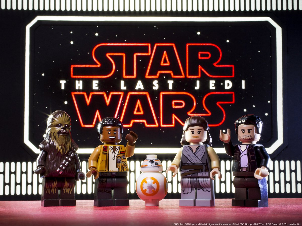 LEGO_Group's tweet photo. The day that has felt so far, far away has finally arrived! 🙌 Star Wars: #TheLastJedi is in theaters now! #LEGOStarWars @starwars https://t.co/TVGJcxNv8y