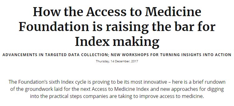 AtMIndex's tweet photo. How is the Access to Medicine Foundation raising the bar for Index making? https://t.co/wiD4uGKTtb https://t.co/5G4wKSVVIi