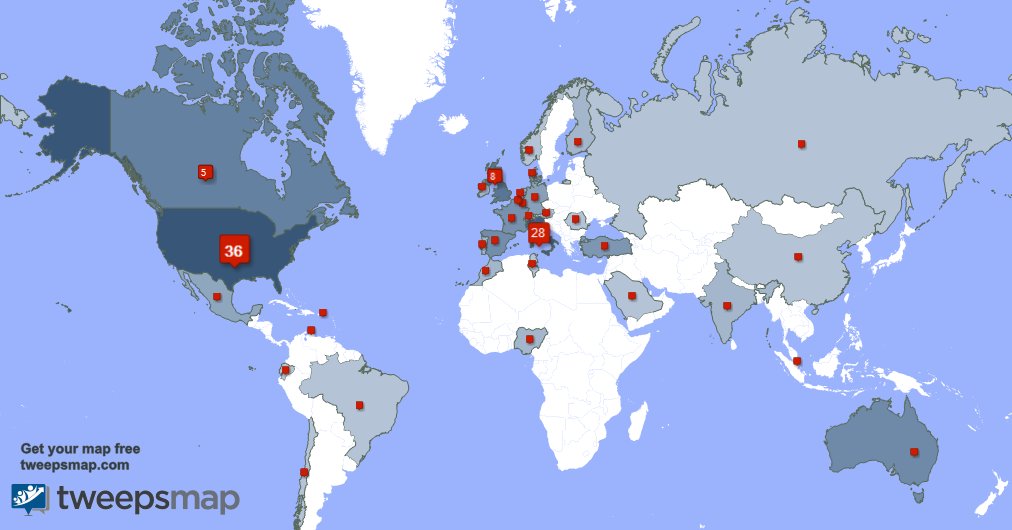 AttacsProject's tweet image. My followers are in USA(35%), Italy(26%)... Get your map too: tweepsmap.com/!AttacsProject