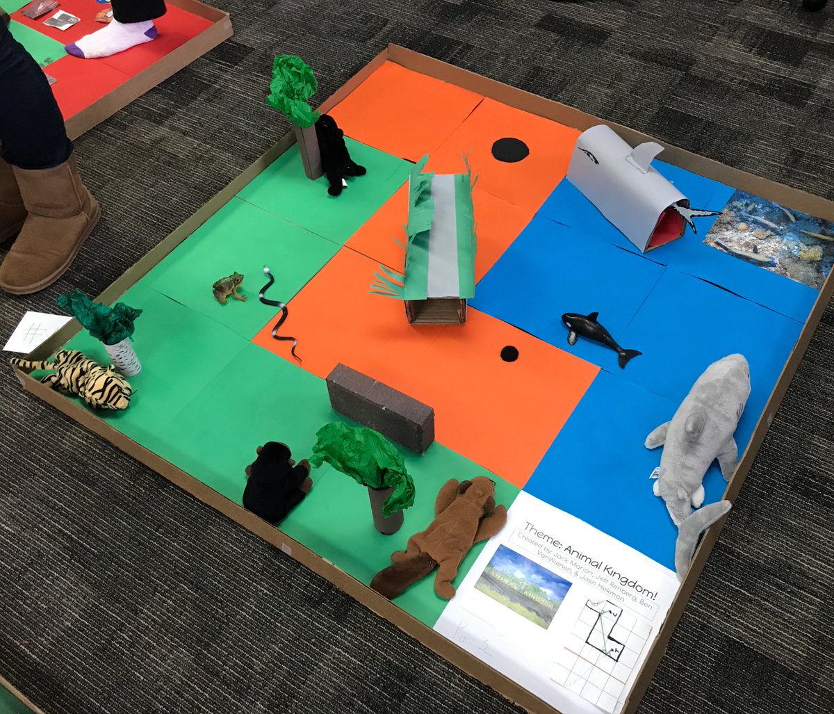 JenisonACT's tweet photo. 4th grade ACT is in FULL SWING this morning!! We are having a blast showing our golf courses to #JPSpride parents & grandparents!!! #JenisonACT https://t.co/km70xusfpV