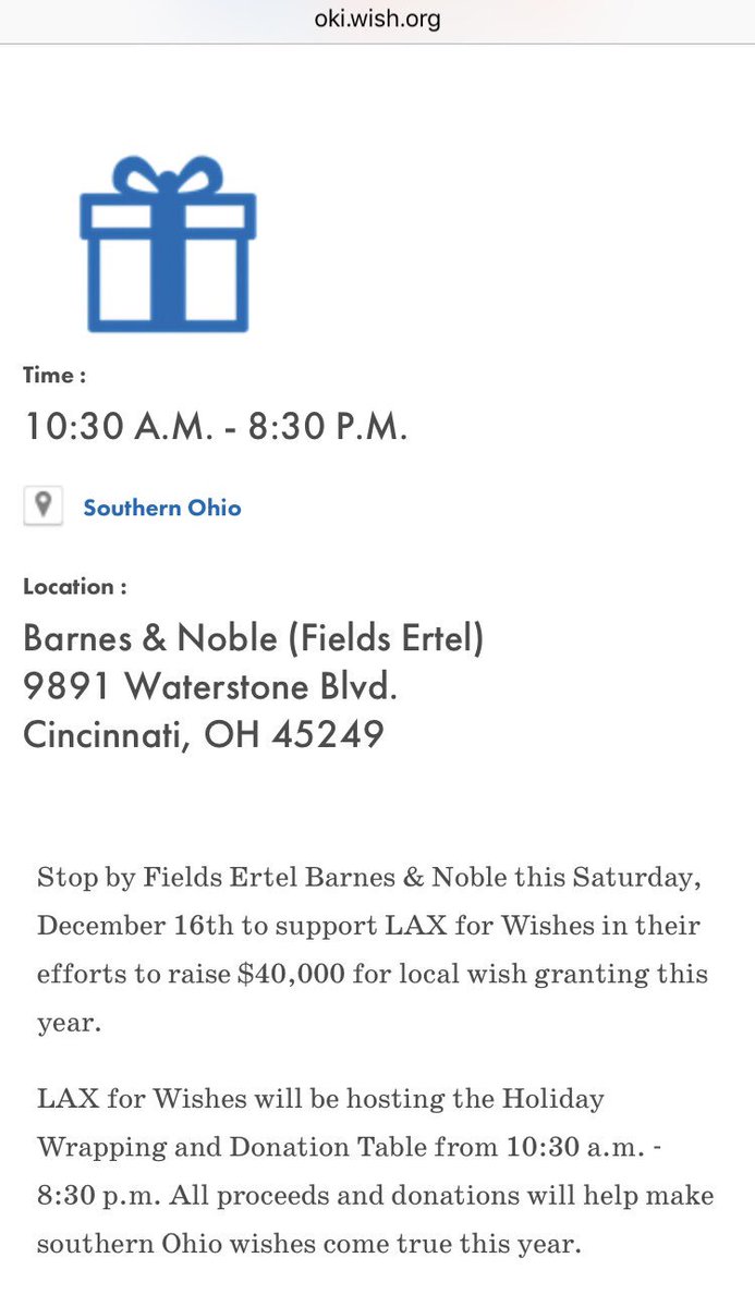 Lacrosse For Wishes Ohio On Twitter Come Test Out Our Wrapping