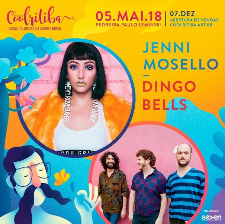 Central_JM's tweet photo. Olá pessoal! Novidade muito incrível, showzão já marcado pra Maio de 2018, Jenni Mosello junto com o grupo Dingo Bels na Pedreira Paulo Leminski, não perca seu tempo e já adquira seu ingresso e curta muito esse show que com certeza vai ser maravilhoso, não deixe essa passar hein! https://t.co/sqhKhOutMl