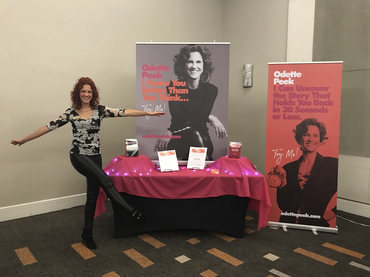 odettepeek's tweet photo. Here's a fun picture of my booth setup from #CAPS2017! What an incredible event. I was happy to be a sponsor and loved being able to speak. @cdnspeakers @CAPSToronto https://t.co/vex3ooTLwv