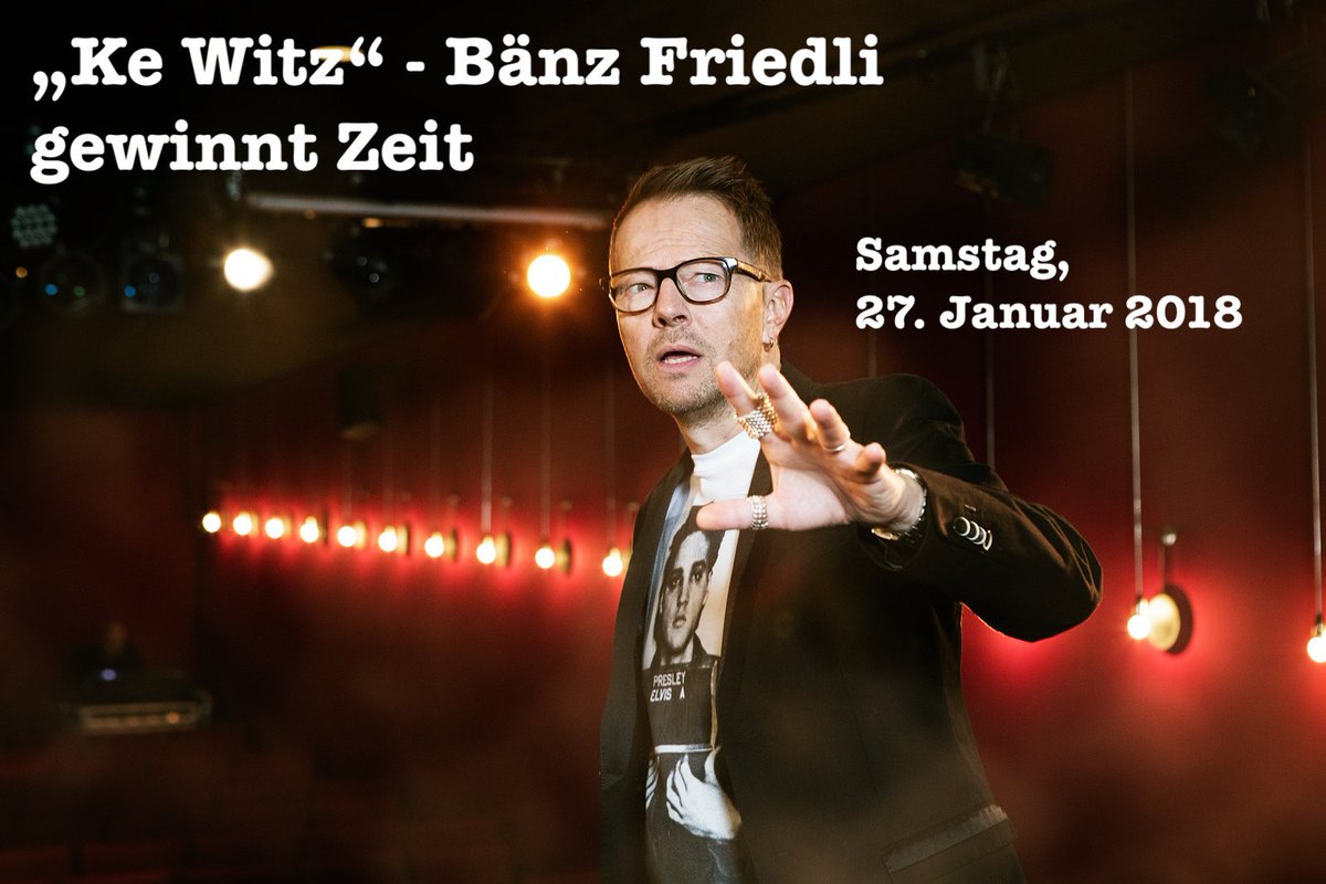 Noch kein #Weihnachtsgeschenk ? Kein Problem - jetzt #Tickets für #BänzFriedli kaufen und #verschenken #kultSichtig #grueningen #baenzfriedli