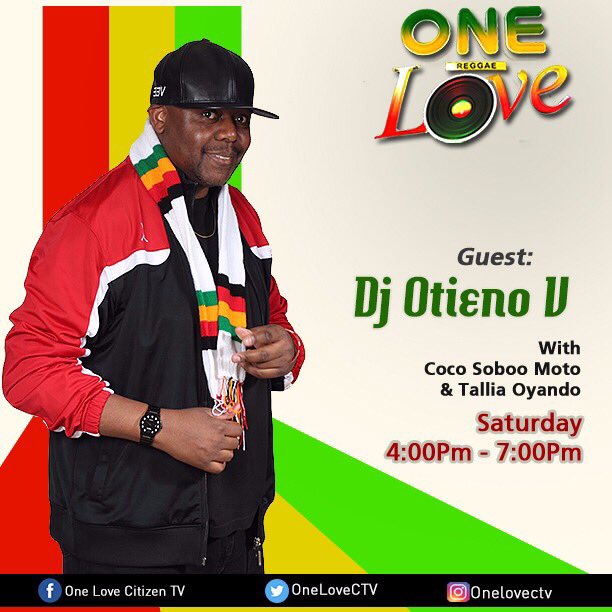 otienov's tweet photo. Happy Holidays !! Join guest DJ @otienov mixing live on East Africa’s top Reggae show on Citizen TV - This Sat, Dec 16th 4pm Kenya Time / 8am US East Coast Time and 8am in Kingston, Jamaica !! Stream live on your mobile or comp
https://t.co/KgbsROEtkN  or  https://t.co/5IVQIFzouF https://t.co/2r6TsS4nUV