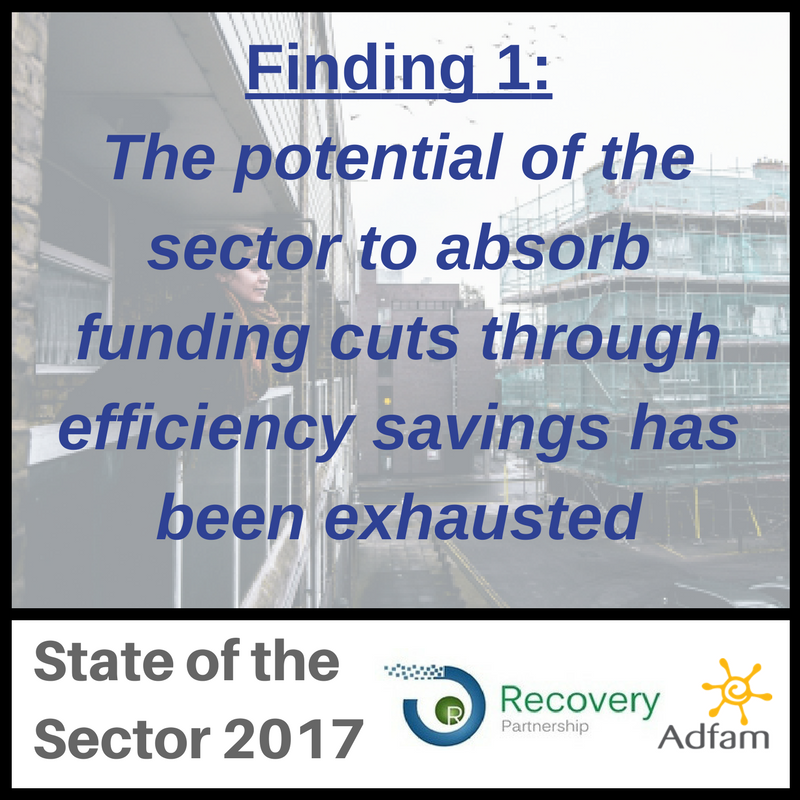 AdfamUK's tweet photo. “The choice is between delivering less to more people, or more to less people.” – Commissioner 

Read State of the Sector 2017: https://t.co/R8C3fTD4NT https://t.co/H3gbMQozUM
