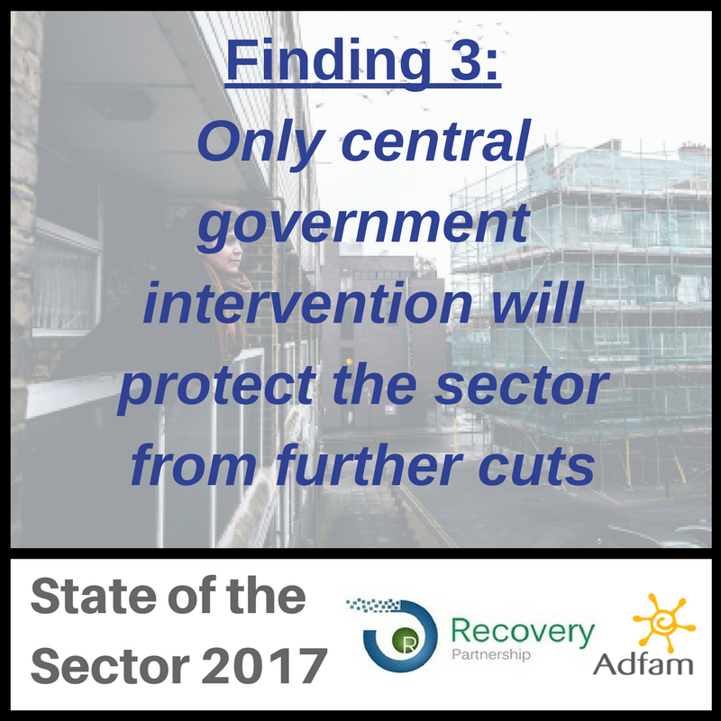 AdfamUK's tweet photo. “If people with substance misuse problems are not seen as a priority at the local level, they should be protected at the national level.” – Chief Executive 

Read State of the Sector 2017: https://t.co/R8C3fTltpj https://t.co/dGfhyfzUzK