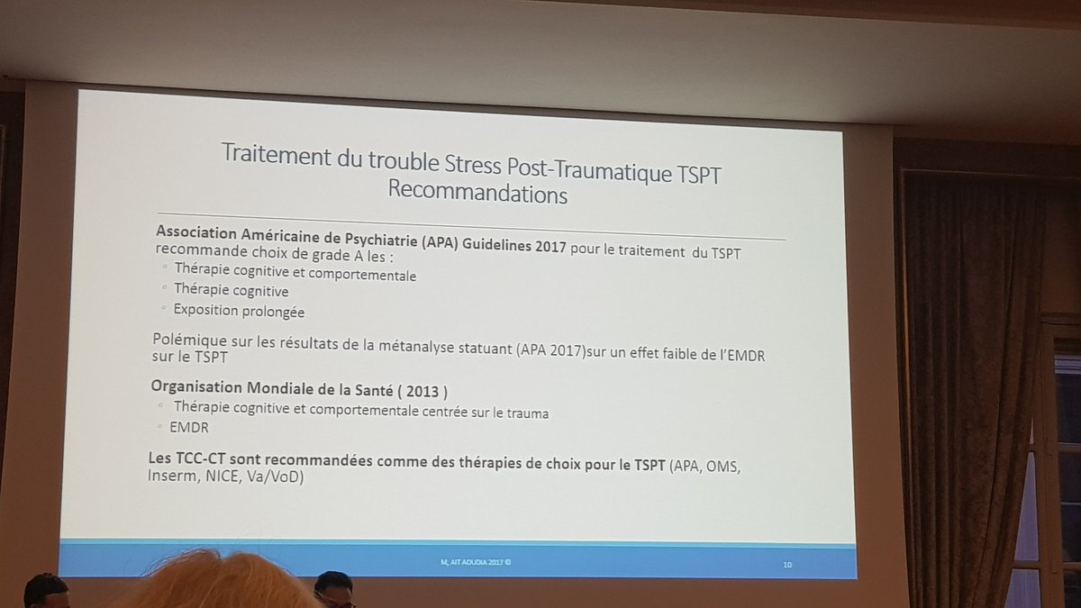 Rachti_'s tweet photo. TCC centrées sur le trauma
Par M. Ait Aoudia
#TSPT #PTSD
#AFTCC
#45eCongresAFTCC https://t.co/TQrG6P5lV1