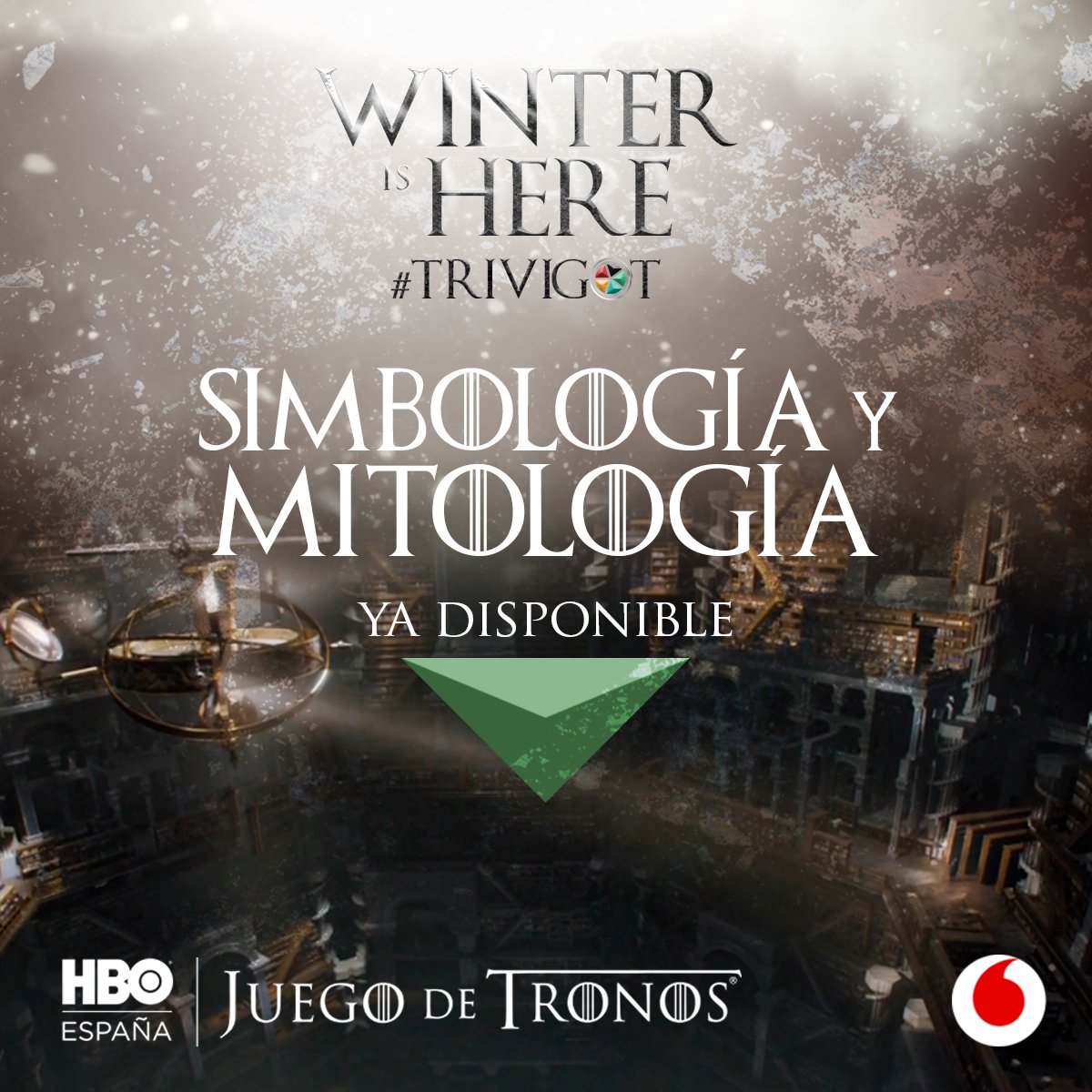 VodafoneTV_es's tweet photo. ¿Cómo vas de ‘Simbología y Mitología’? ⚔️ Demuestra que eres el que más sabe y llévate el trono 👑 Nivel 4 de #TriviGoT ya disponible 🐉 ¡Hazte con tu premio! 👉 https://t.co/QdSwQGJy9x https://t.co/PeGfoMmP1G