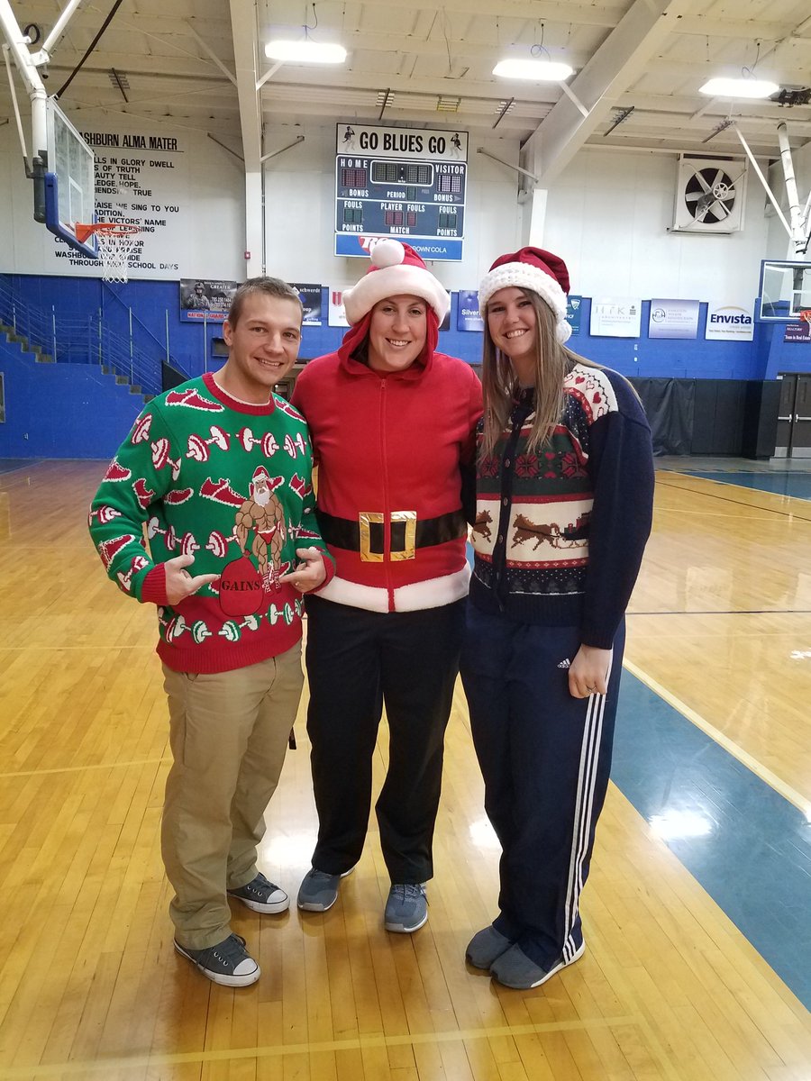Christmas Spirit PE Spirit WARU Spirit! #gainz #warustaffspirit #wrhsPE