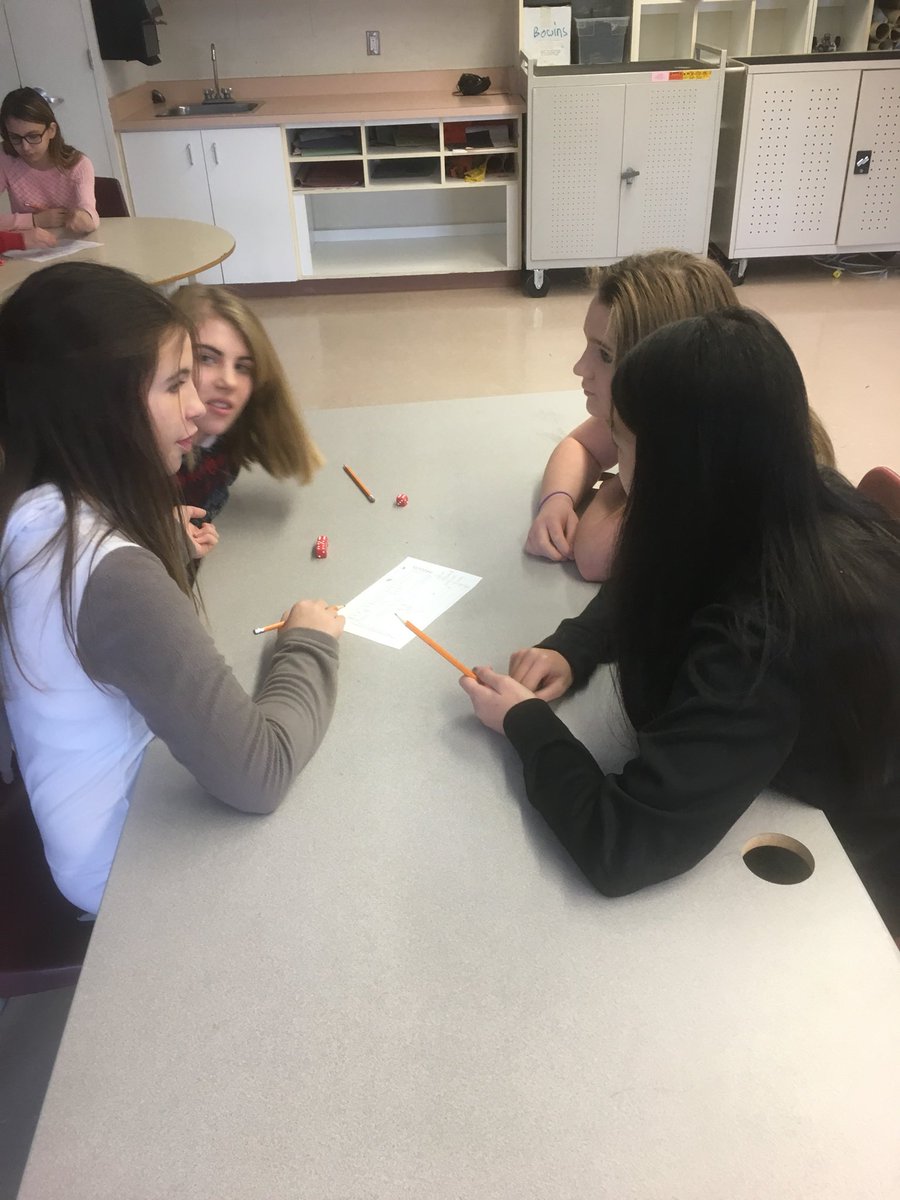 Students sharpening their math skills  using dice to play Yahtzee!!@RidgewoodPS <a href="/AndreaMcCabe2/">Andrea [McCabe]O’Leary</a>