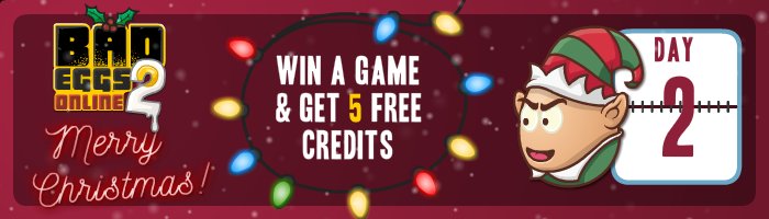 BadVikingGames's tweet photo. Day 2 of the Bad Eggs Online 2 Christmas giveaway, 55 Free Credits on offer in the run up to Christmas! https://t.co/DdZ1CGz3ER #BEO2 #gamedev #indiedev https://t.co/eVKfIsmYyr