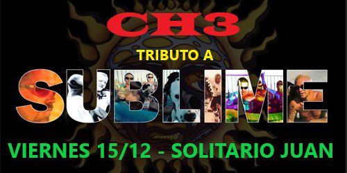Ch3Sublime's tweet photo. Es hoy!!! A partir de las 23 30 suena SUBLIME toda la noche! https://t.co/7M5k2Yh4XJ
