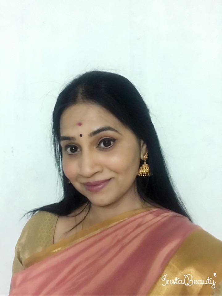 violinpadma's tweet image. Today&apos;s #concertlook  #pinkandgoldsaree #pearlgoldjhumkas