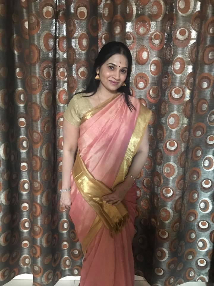 violinpadma's tweet image. Today&apos;s #concertlook  #pinkandgoldsaree #pearlgoldjhumkas