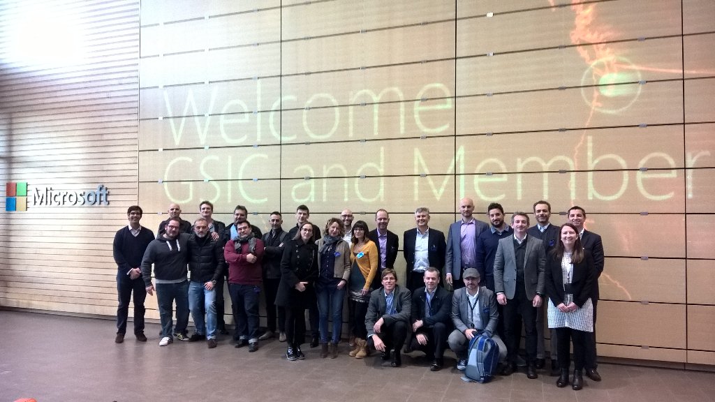 Excellent networking, learning and envisioning with GSIC members at Microsoft EBC