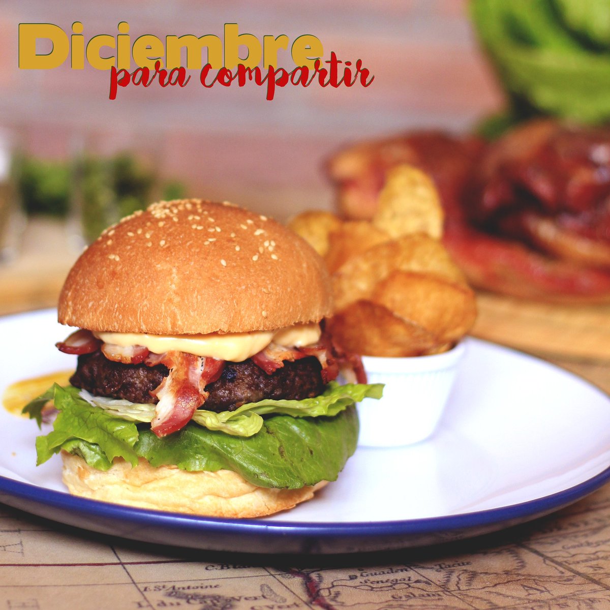 Este diciembre disfruta de las mejores hamburguesas gourmet con tus seres queridos!