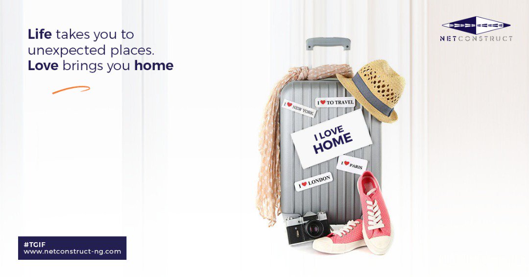 NetconstructNig's tweet photo. Life takes you to unexpected places. Love brings you home. Happy weekend.
___
#Netconstruct #TGIF #weekend #sunnyvalegardens #Abuja #DreamHome #Investment #Family #realestate #fun #relaxing
___ https://t.co/sOG0r7J2nD