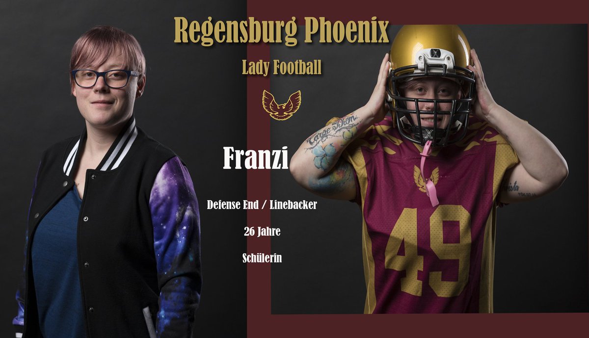Rgbg_Phoenix's tweet photo. Hinter unserem 15ten Türchen versteckt sich Franzi. Was ihr am besten an Football gefällt könnt ihr hier lesen: https://t.co/h4R7HiyW9d https://t.co/slZNKx7e3y
