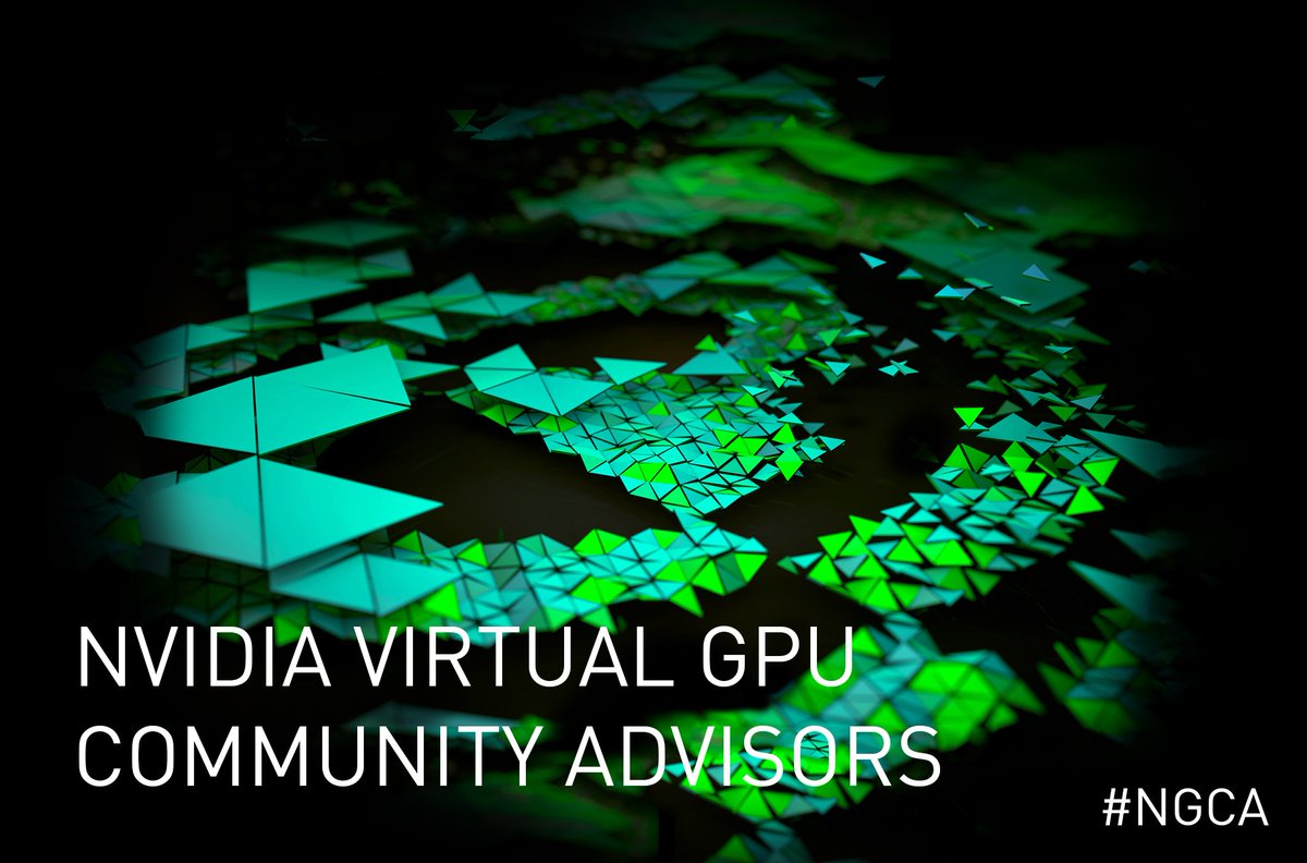 NVIDIAVirt's tweet photo. Warmest welcome to our NVIDIA Virtual GPU Community Advisors of 2018! Expect to see some great blogs and conversations on virtualization in the year to come. Meet the experts: https://t.co/BoTtkNiT70 #NGCA https://t.co/M7UJO7fypb