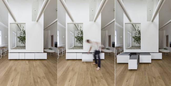 masu_es's tweet photo. Este #apartamento #adaptable de 48 m² se organiza en torno a un atrio flotante que permite además almacenar parte del mobiliario https://t.co/MDlUokhCAP #apartment #design #diseño #smallapartment #smallspace #design #designforflexibility https://t.co/9weETxiLV9