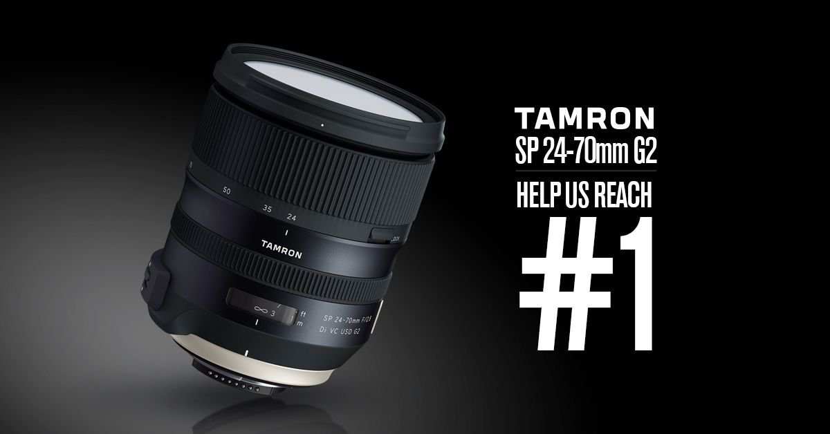 TamronAmericas's tweet image. Last chance to vote for the Tamron SP 24-70 F/2.8 G2 as DP Review’s best zoom lens of the year! 
We are currently tied so please help us get to number 1! Thank you all for your support! #withmytamron #tamron2470g2 #vote #1

buff.ly/2ogRrGs