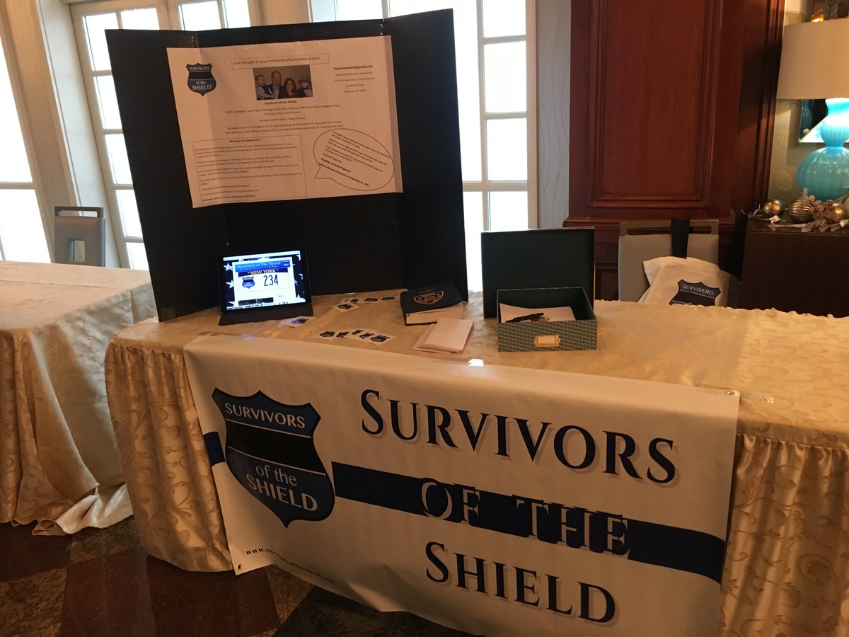 SurvivorsShield's tweet photo. Survivors of the Shield, collecting Paul stories at the SBA meeting/Christmas party.
Keeping memories of Paul for his children. ๐Send in your Paul Tuozzolo story for Paul's boys.๐
https://t.co/rTkooldDAo
#sbanypd https://t.co/PLgTSrkiGx