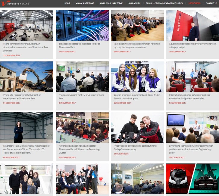 SilverstonePark's tweet photo. Something for the weekend... catch up with our latest upbeat #tech news. There's a lot of it! #innovation #development #business #networking #engineering #manufacturing #skills https://t.co/FMfaFvZubw https://t.co/d60mr3SVlw