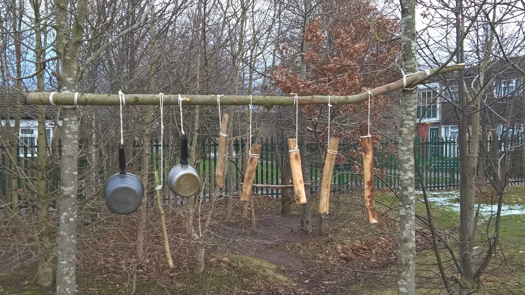 forestunitysch's tweet photo. New log circle and musical wind chimes for Windy Arbor Forest School area. https://t.co/PGXZnTNHiN
