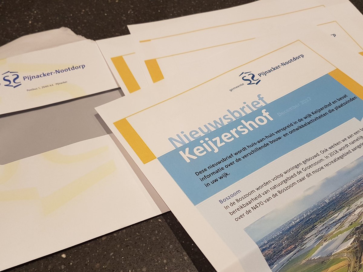 Ook al is het de laatste op papier, dit is toch verkeerde zuinigheid hoor <a href="/PijnackerNootdp/">Pijnacker-Nootdorp</a> Een stapeltje ongeniete A4'tjes als nieuwsbrief #communicatie