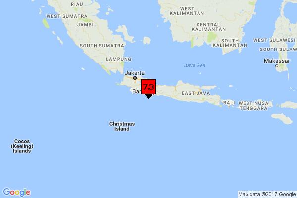 eqgr's tweet photo. 7⃣3⃣ Earthquake M 7.3, 15/12 23:47, depth: 82 Km, JAVA, INDONESIA #earthquake #eqgr #gfz https://t.co/LUwLXXEWg2