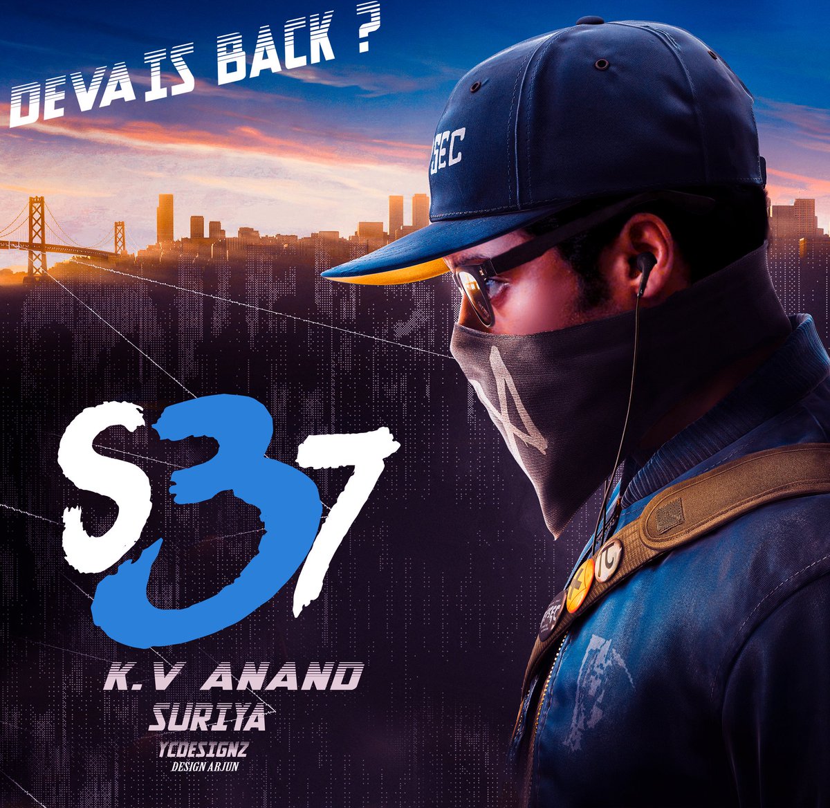 TEAMSPK1's tweet photo. S37 Fan ade Poster •• #DevaIsBack? @Suriya_offl @rajsekarpandian https://t.co/WDm4PKOvaQ