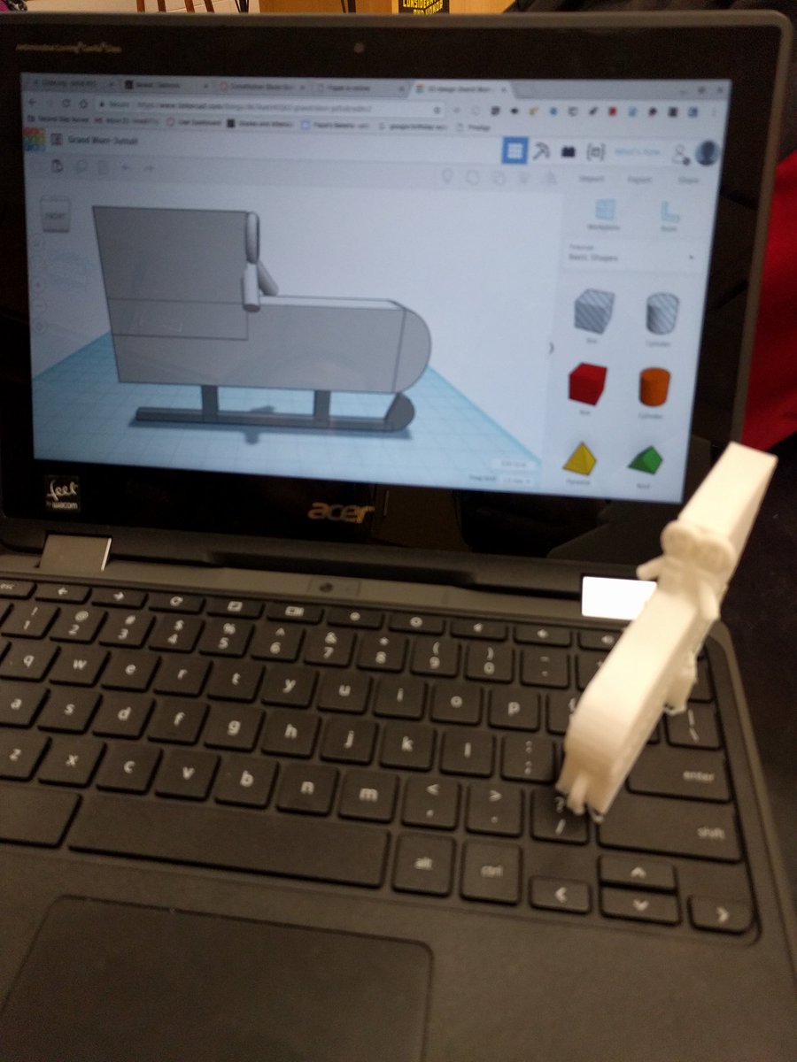 tpena0's tweet photo. Thanks for the 3D printer Brooks PTO! Designing gifts for family #bebrooks97 @OakPark97 @brooksOP97 https://t.co/ipU42M4B0C