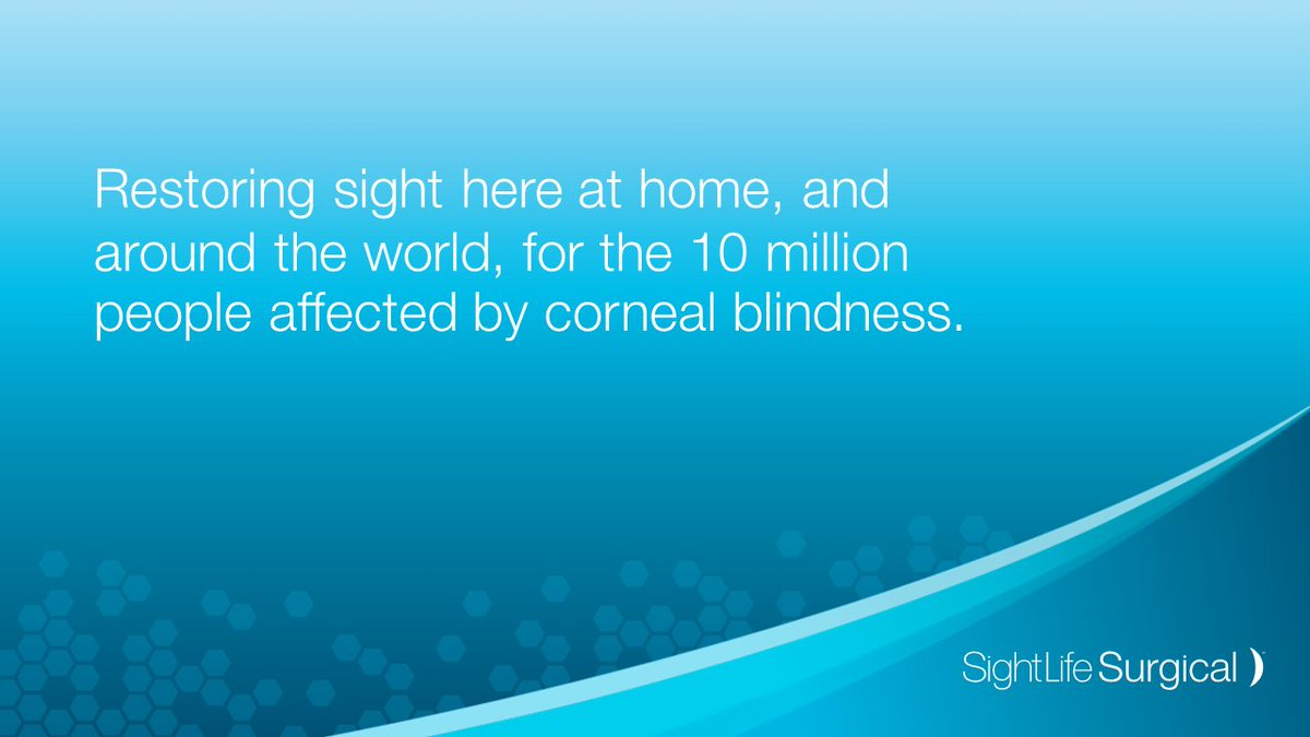 We passionately believe that everyone who needs a sight-restoring corneal treatment, anywhere in the world, should have access to the care they need.
#OurStory