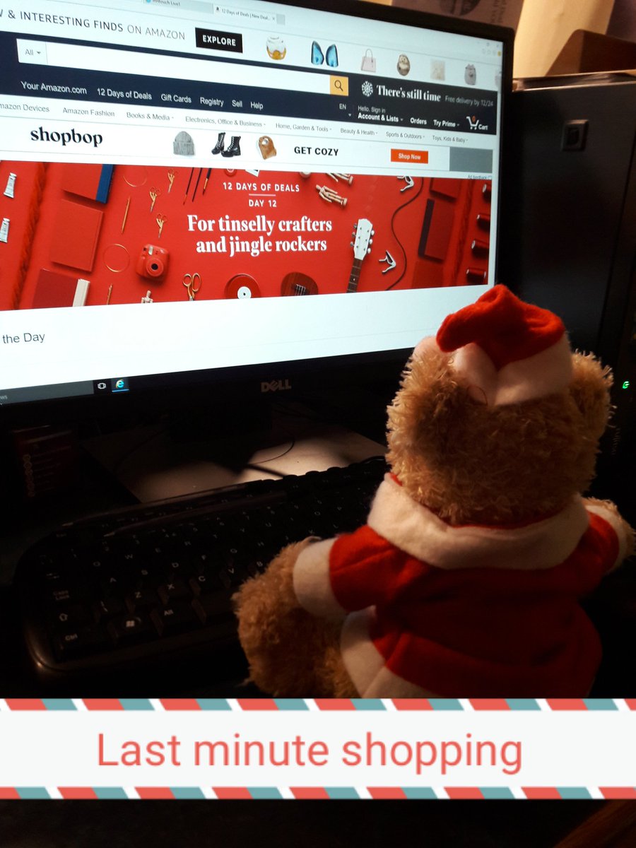 PI_Newport_SW's tweet photo. Bernard loves a bargain. #12DaysofChristmas https://t.co/yVfWWTE7Ss