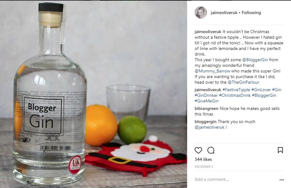 BloggerGin's tweet image. And another gorgeous photo, this time from @jaimeoliveruk   Have you got any left Jaime as I think you were one of the first to buy a bottle!