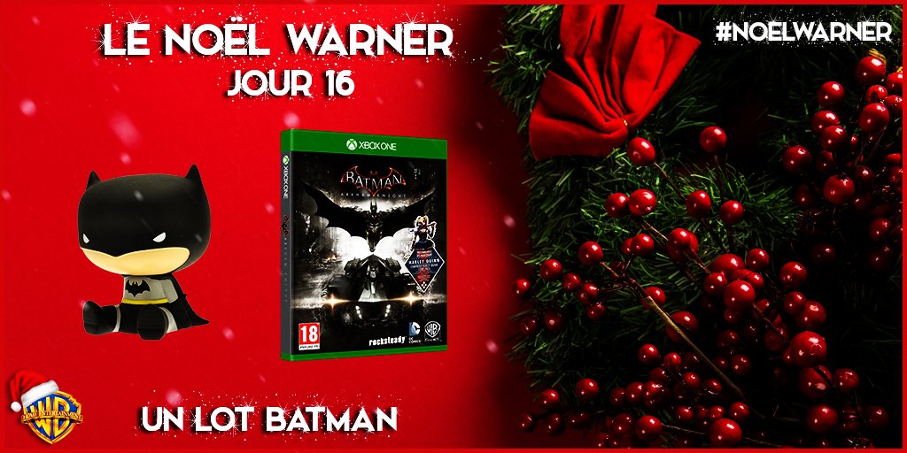 warnerbrosfr's tweet photo. #NoelWarner [JOUR 16] RT + Follow pour tenter de remporter un lot #Batman dont une tirelire #Plastoy et un paillasson #PyramidInternational ! https://t.co/b39MkmCpxN