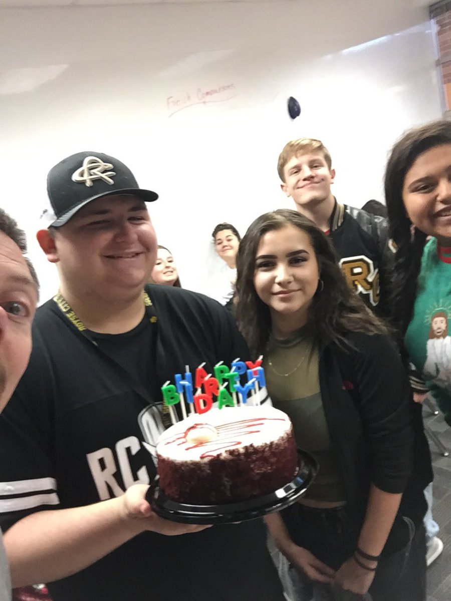 Turning 43 is cool when kids surprise you with early cake