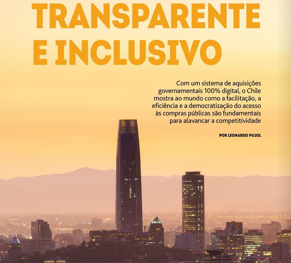 [ChileCompra informa 📰]La Revista Brasil+ de <a href="/mbcompetitivo/">MBC - Movimento Brasil Competitivo</a> destacó a #ChileCompra como un ejemplo de transparencia e inclusión para toda la región. 

Además recalcó el compromiso de la institución con la inclusión de género 👉 bit.ly/2AQ5GrL