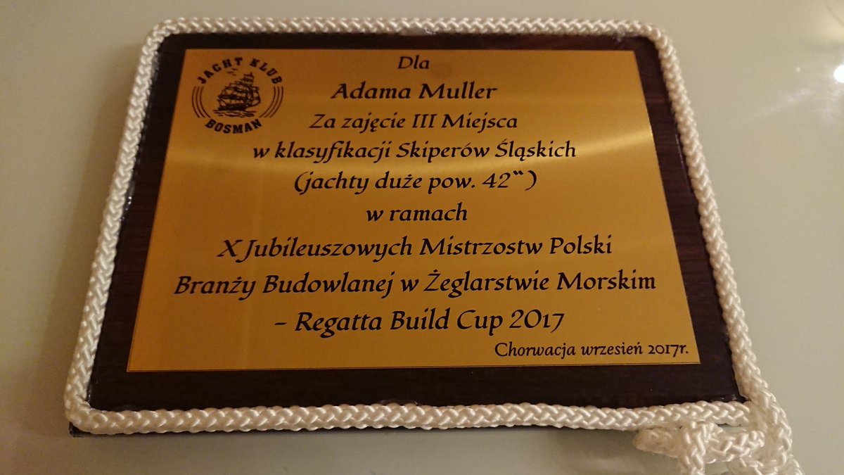 FAKRO_Sailing's tweet photo. #FakroSailing dotarł dyplom dla jednego z naszych skipperów. Gratulacje.
#PZZ #porta #AiB #Tuv #murator #RBC #regattabuildcup #slask #bosman https://t.co/uwz8peuNuz