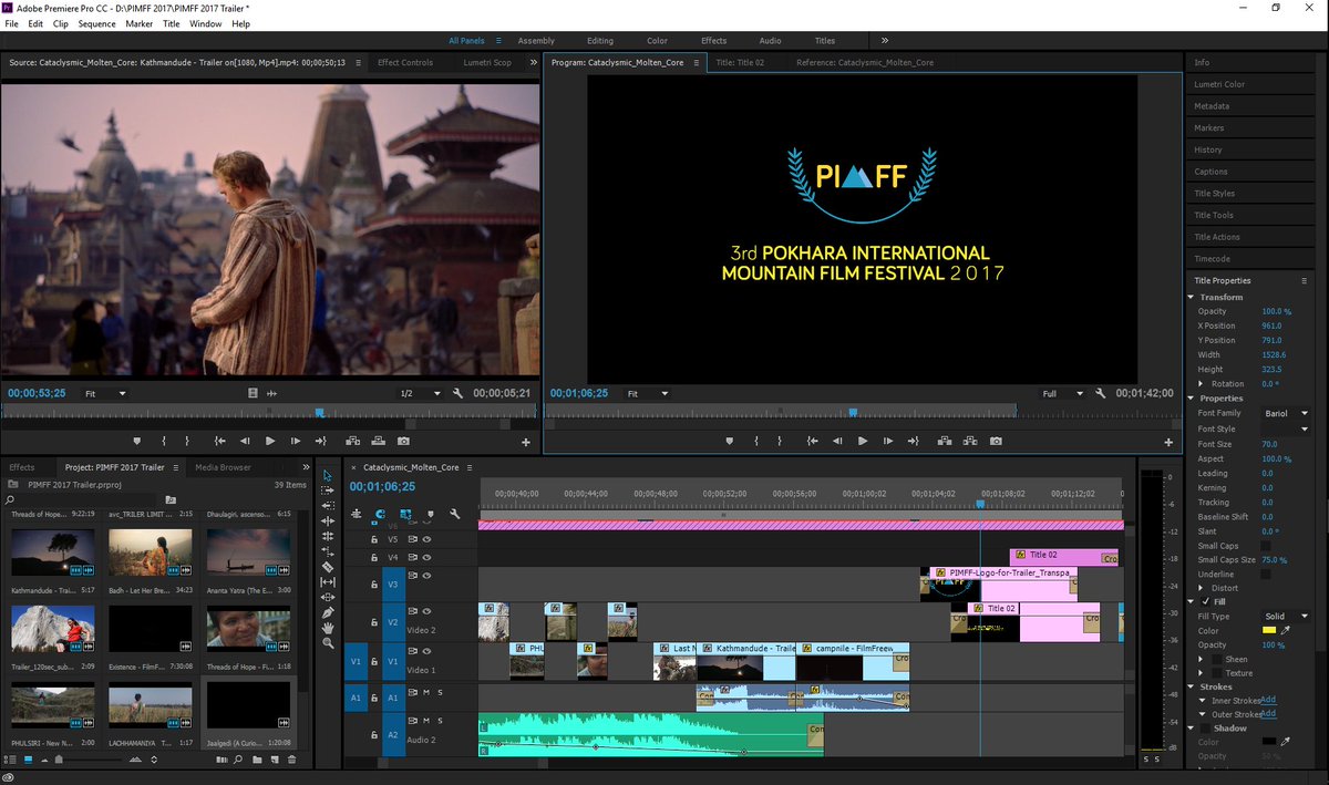 GrowInnova's tweet photo. Something's cooking! :) Post-production of#Officialtrailer of 3rd #PIMFF2017 @PokharaIMFF @sarojpkr @Bhajumahesh @DhakalSaurav https://t.co/45G5v9hwML
