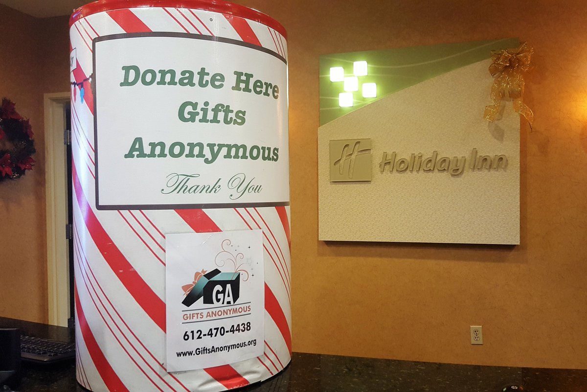 Did you know that we are one of the drop-off location for the <a href="/giftsanonymous/">Anonymous Gifts of Happiness</a>? Come and share the love with the community! Gifts Anonymous program helps children in the Elk River/Otsego community by providing Christmas gifts for those in need.