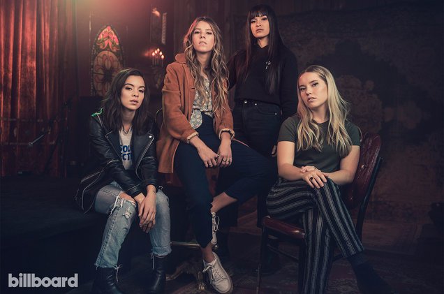 billboard's tweet photo. Our Chartbreaker @theacesofficial were inspired by Lorde to get serious https://t.co/ILHoyHI5zq https://t.co/ahPK18EkWZ