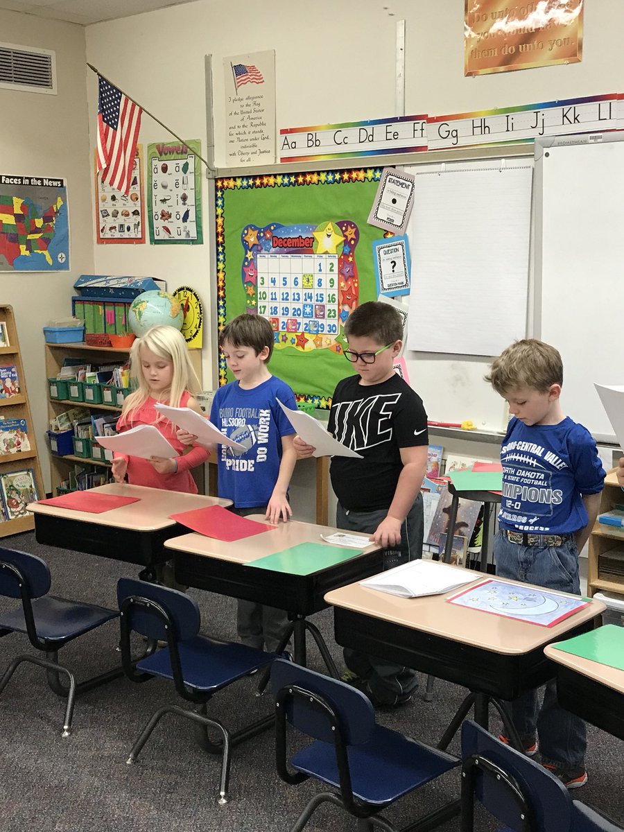 FergusonGrade2's tweet photo. My reading kids presenting their reader’s theater...Bob the Goofy Reindeer!  Nice job second graders!! #bobsaveschristmas https://t.co/LSNDOQxky5