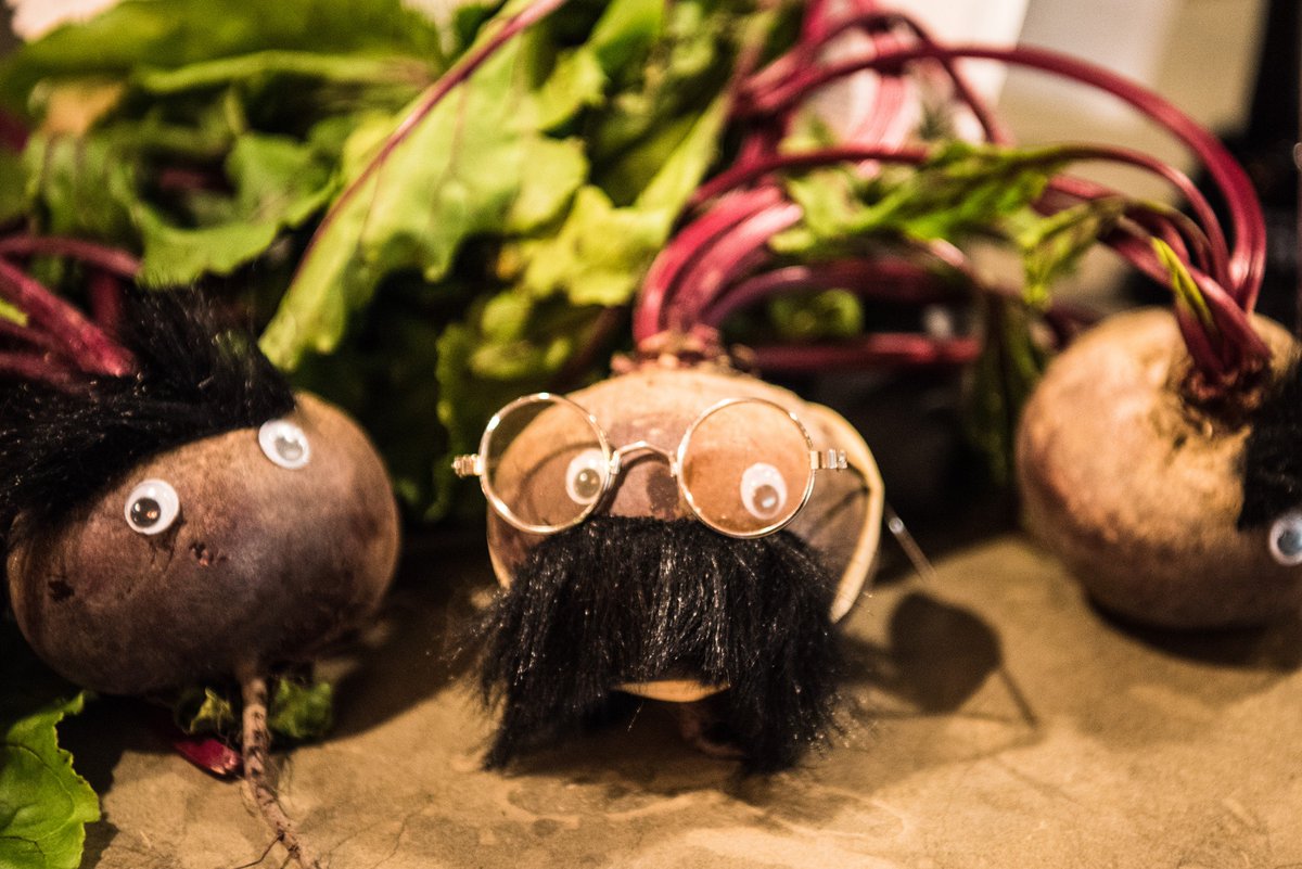 We loved having <a href="/the_bea2les/">Bea2les</a> for the last two nights at HQ for our Christmas evenings - even the veg were getting in the spirit!