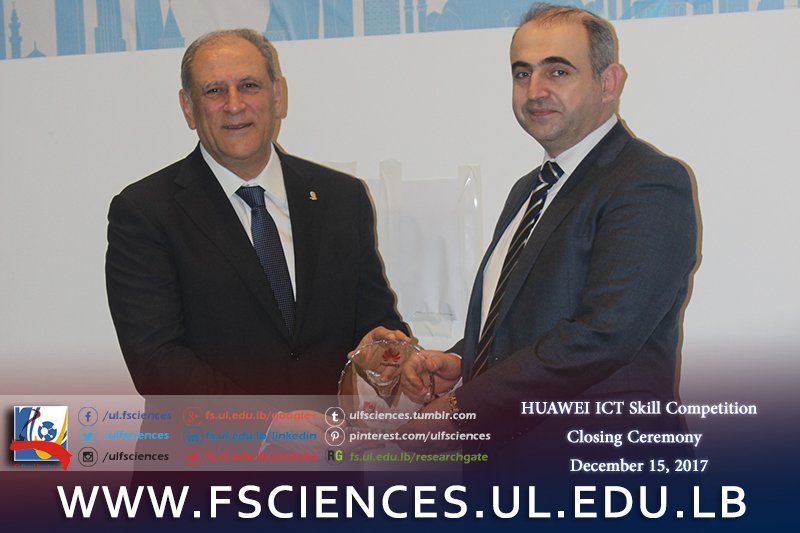 ULFsciences's tweet photo. مبروك لكلية العلوم المرتبة الأولى (احمد حجازي) والمراتب الثلاث الأولى للجامعة اللبنانية في مسابقة HUAWEI 
وفرصة لطلاب الجامعة اللبنانية بتمثيل لبنان في الصين https://t.co/3g8PXljfLx
