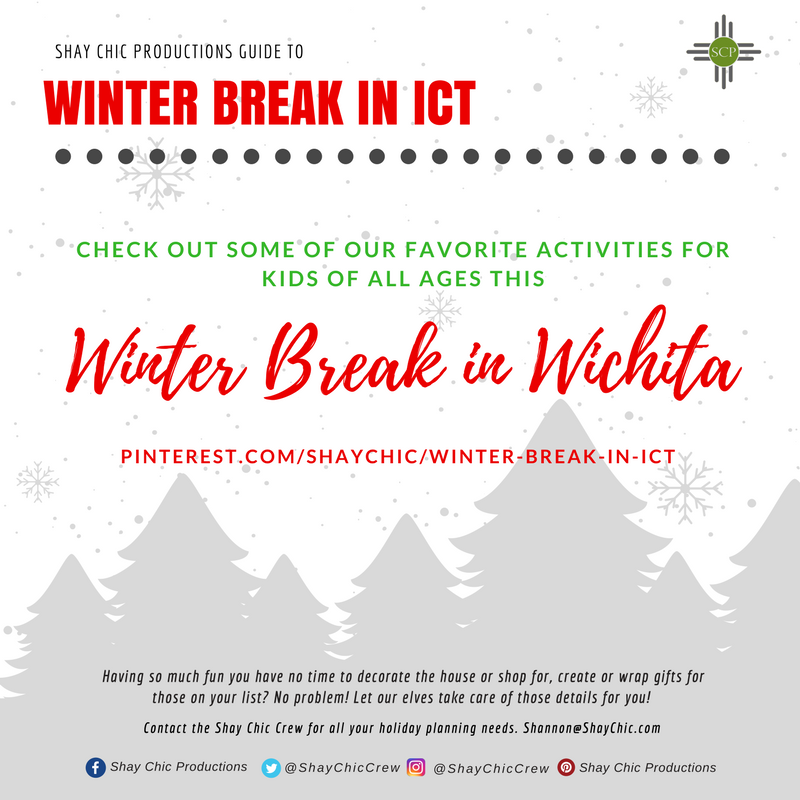 ShayChicCrew's tweet photo. School's out and kids of all ages will be looking for fun ways to stay busy. Here are some of the Shay Chic Crew's favorite #ICT Winter Break activities! #WinterBreak #NoSchool #ICTFun #ICTHolidays https://t.co/mSB5dbqyj7 https://t.co/1wNu5aa6e1